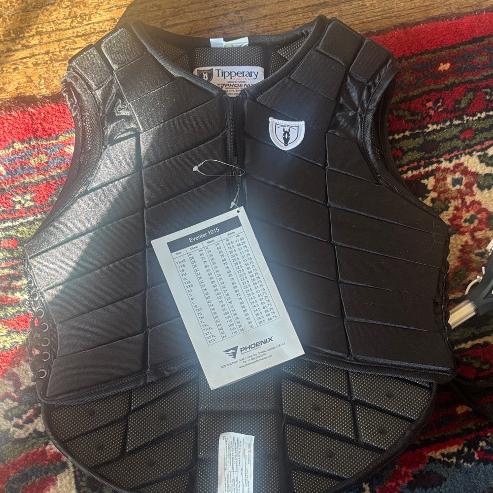 Equestrian Jumping Vest Tipperary Black Protective Vest